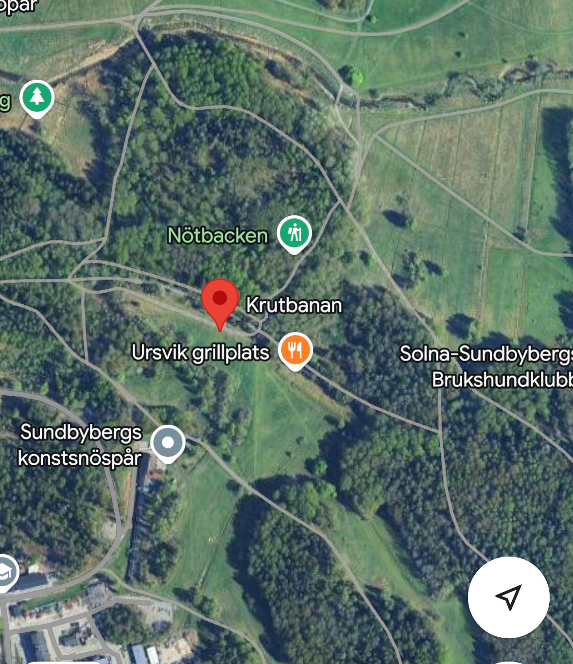 Karta över tävlingen